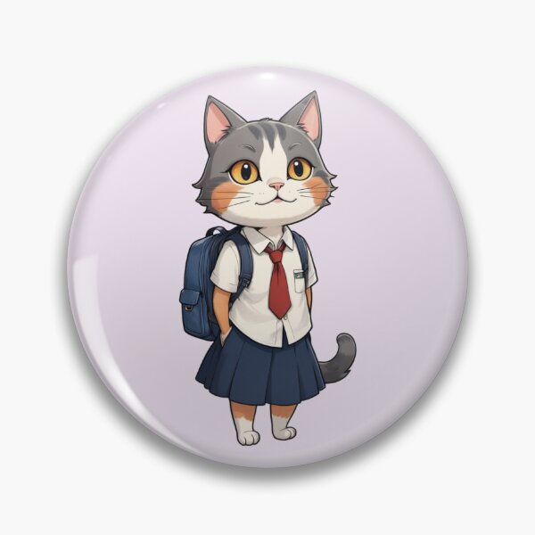 Item preview, Cute Little Cat Going to School – Adorable Student Cat with a Backpack designed and sold by Babayaa.