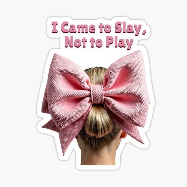 Item preview, Slay Mode – Pink Diamond Bow Girl designed and sold by BlindCatCreative.