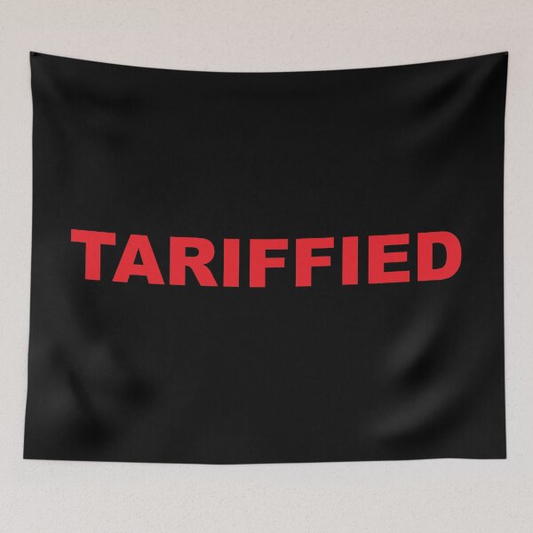 Item preview, TARIFFIED - Red & Black designed and sold by AlyssaAdamz.
