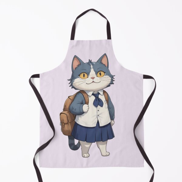 Item preview, Cool School Girl Cat – Trendy and Stylish Student Cat designed and sold by Babayaa.