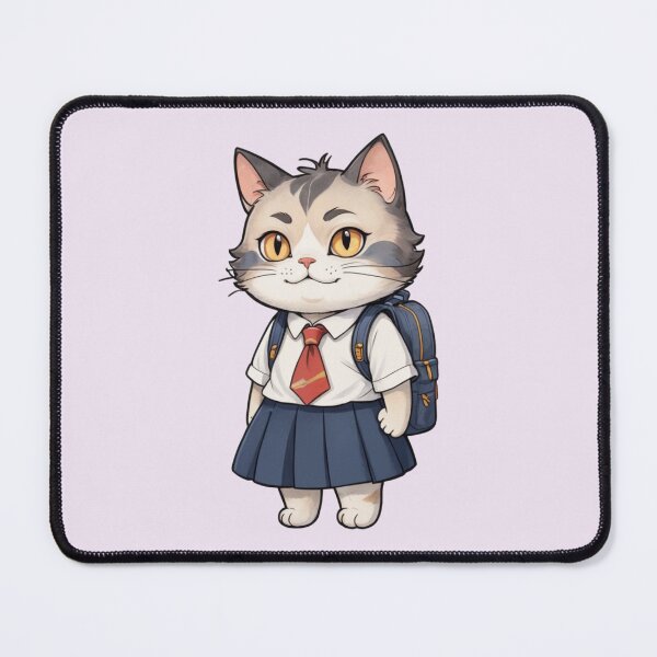 Item preview, Troublemaker School Girl Cat – Cute & Spoiled Princess designed and sold by Babayaa.