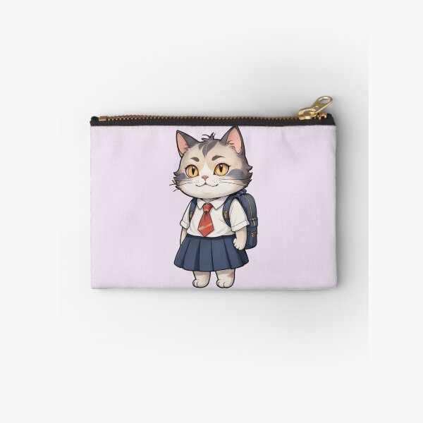 Item preview, Troublemaker School Girl Cat – Cute & Spoiled Princess designed and sold by Babayaa.