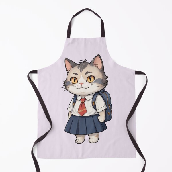 Item preview, Troublemaker School Girl Cat – Cute & Spoiled Princess designed and sold by Babayaa.