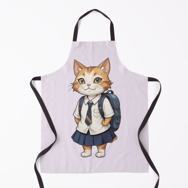 Item preview, Orange School Cat – The Cutest Student in Class designed and sold by Babayaa.