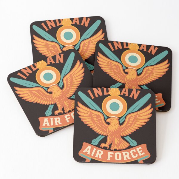 Item preview, Indian Air Force Emblem – Eagle Crest with Ashoka Chakra designed and sold by Places On Earth.