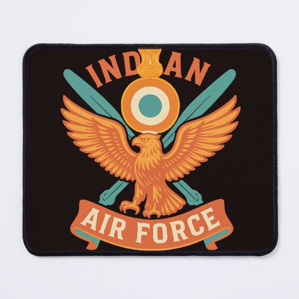Item preview, Indian Air Force Emblem – Eagle Crest with Ashoka Chakra designed and sold by Places On Earth.