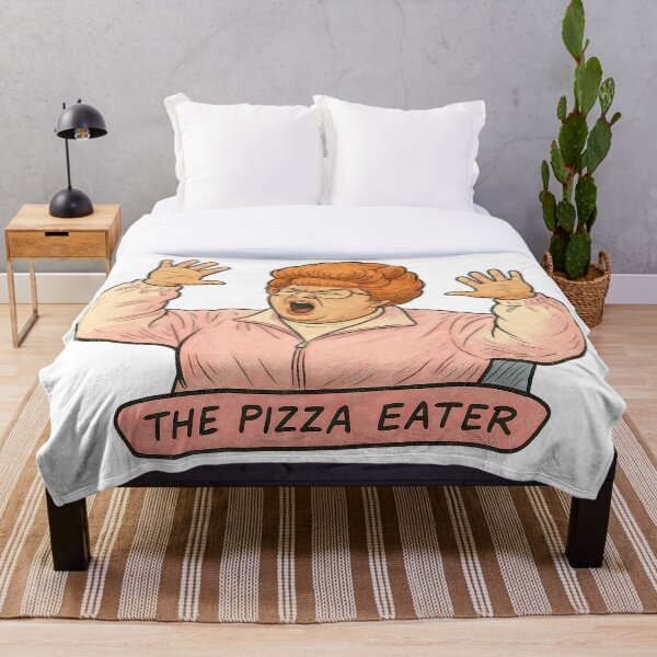 Item preview, The Pizza Eater Barb Kelner designed and sold by MushroomHut.