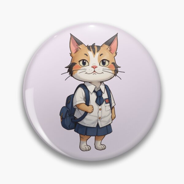 Item preview, Orange School Cat – The Mischievous Student designed and sold by Babayaa.