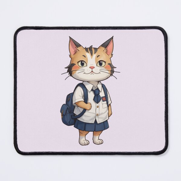 Item preview, Orange School Cat – The Mischievous Student designed and sold by Babayaa.