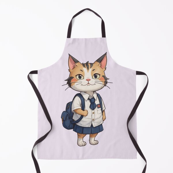 Item preview, Orange School Cat – The Mischievous Student designed and sold by Babayaa.