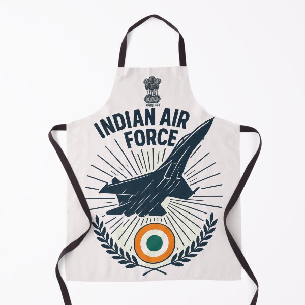 Item preview, Indian Air Force Jet Takeoff – Emblem and Tricolor Roundel designed and sold by Places On Earth.