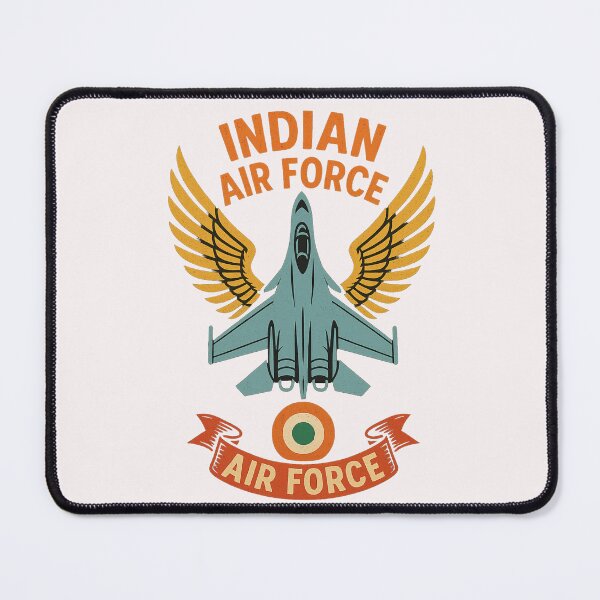 Item preview, Indian Air Force – Fighter Jet with Wings and Banner designed and sold by Places On Earth.