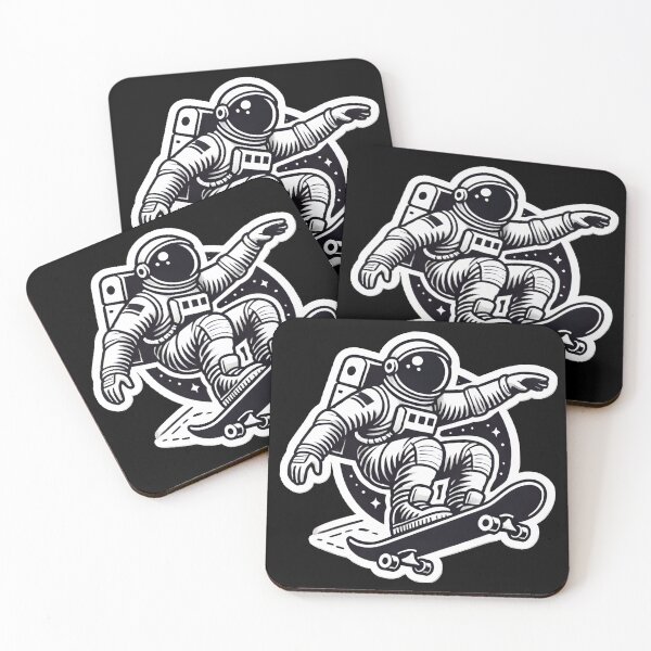 Item preview, Skateboarding Astronaut designed and sold by PinUpPizzazz.