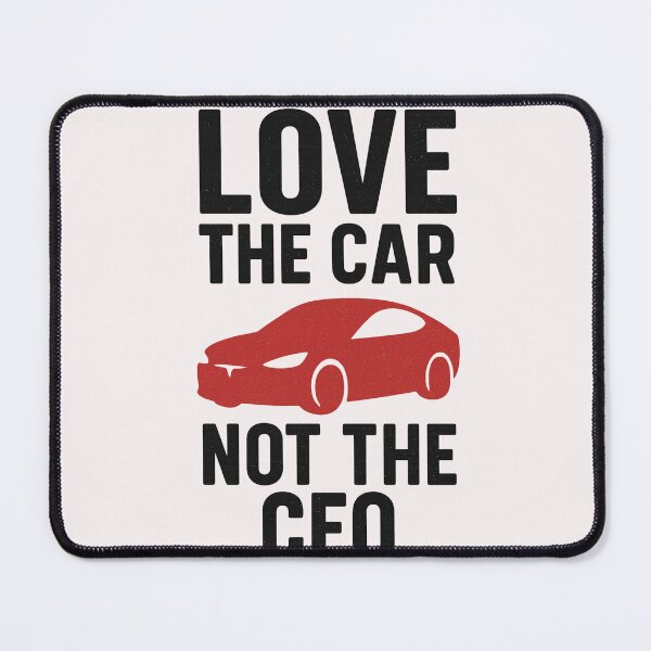 Item preview, Love the Car Not the CEO – Anti-Elon EV Statement designed and sold by Places On Earth.