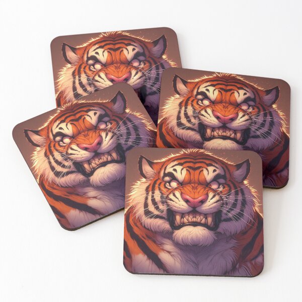 Item preview, Seething Angry Tiger designed and sold by nikkolaus.