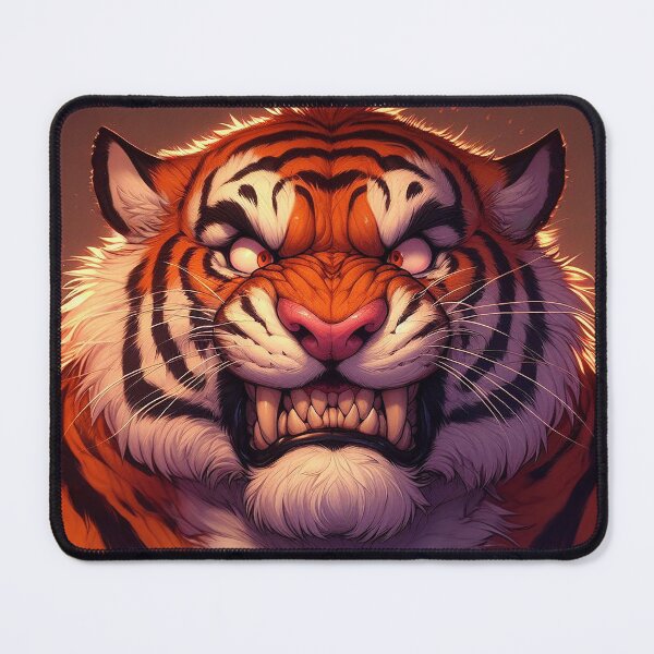 Item preview, Seething Angry Tiger designed and sold by nikkolaus.