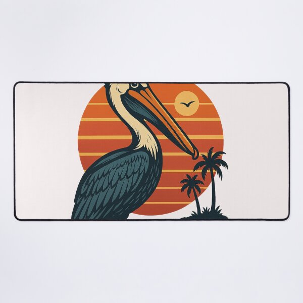 Item preview, Dunedin Florida – Pelican at Sunset Retro Design designed and sold by Places On Earth.