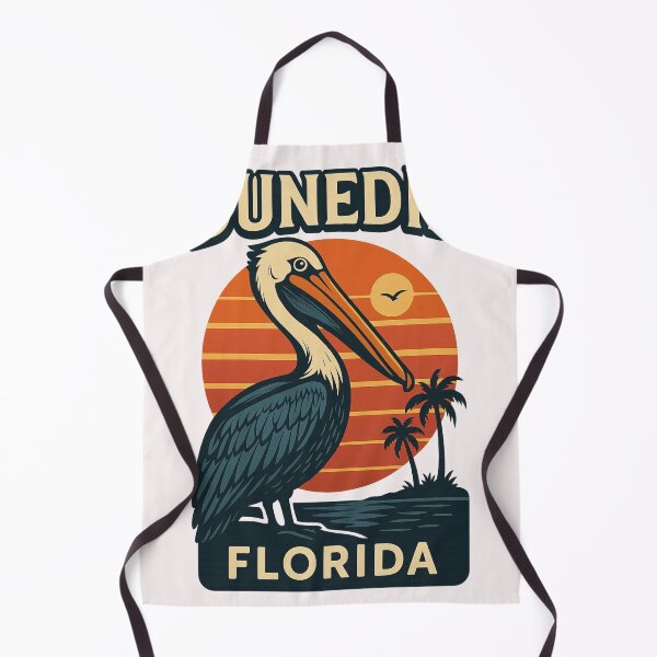Item preview, Dunedin Florida – Pelican at Sunset Retro Design designed and sold by Places On Earth.