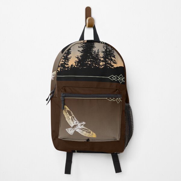 Item preview, Hawks and Mountain Brown and Gold designed and sold by Tony Anderson Designs.