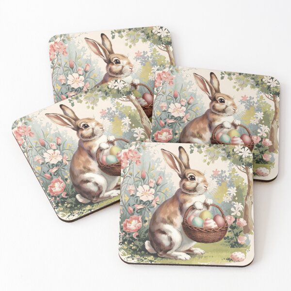 Item preview, Vintage Easter rabbit  designed and sold by Kawaii Nest.