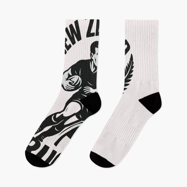 Item preview, Silver Fern Rugby – New Zealand Player Monochrome Design designed and sold by Places On Earth.
