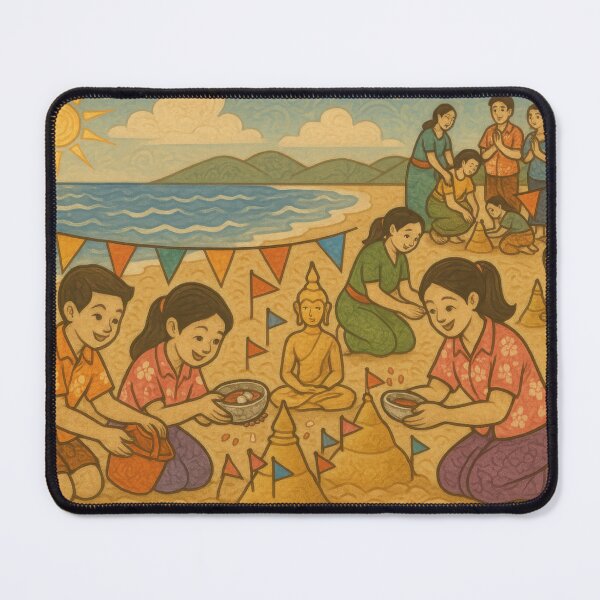 Item preview, Sand Pagodas by the Sea designed and sold by BobArtGallery.