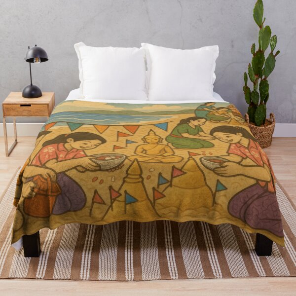 Item preview, Sand Pagodas by the Sea designed and sold by BobArtGallery.