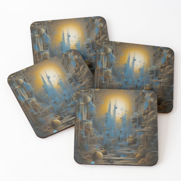 Item preview, Futuristic Cyberscape  designed and sold by 3DogKnight.