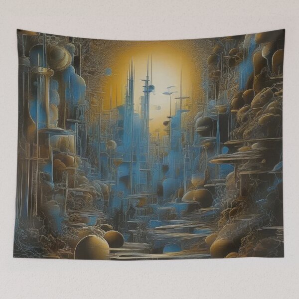 Item preview, Futuristic Cyberscape  designed and sold by 3DogKnight.
