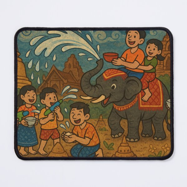 Item preview, Ayutthaya Splash Celebration designed and sold by BobArtGallery.