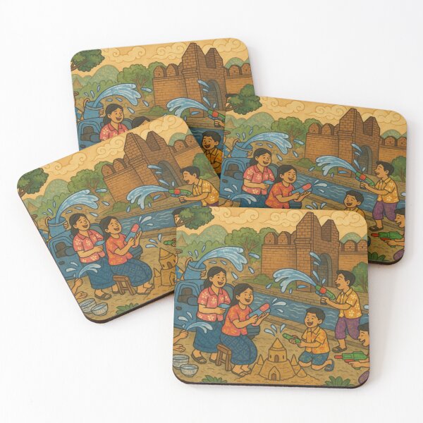 Item preview, Splashing Joy in Chiang Mai designed and sold by BobArtGallery.