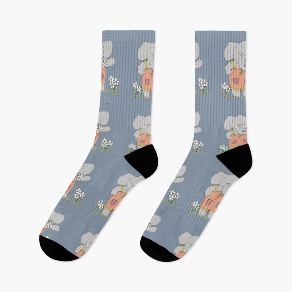 Item preview, Elephant Illustration Daisies Flowers designed and sold by Jaana Day.