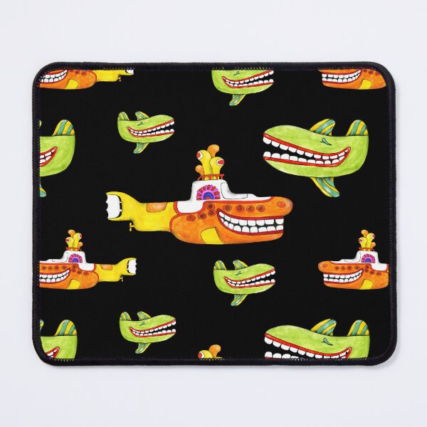 Item preview, Yellow Submarine fish character pattern designed and sold by Bokonah.