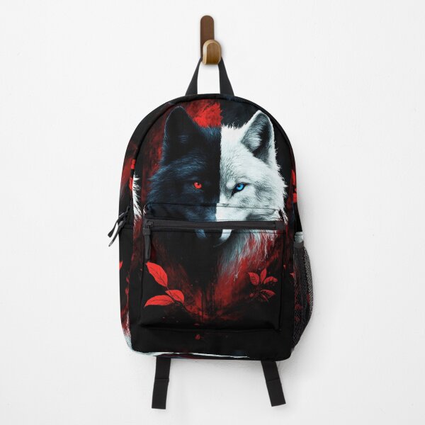 Item preview, Two-tone wolf, black and white designed and sold by PattaZone.