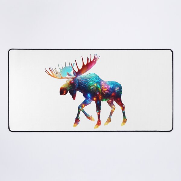 Item preview, Glassy Glow: Vibrant Moose Radiance designed and sold by GloriousArtSKD.