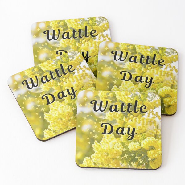 Item preview, "Wattle Day - Acacia " designed and sold by Kawaii Nest.