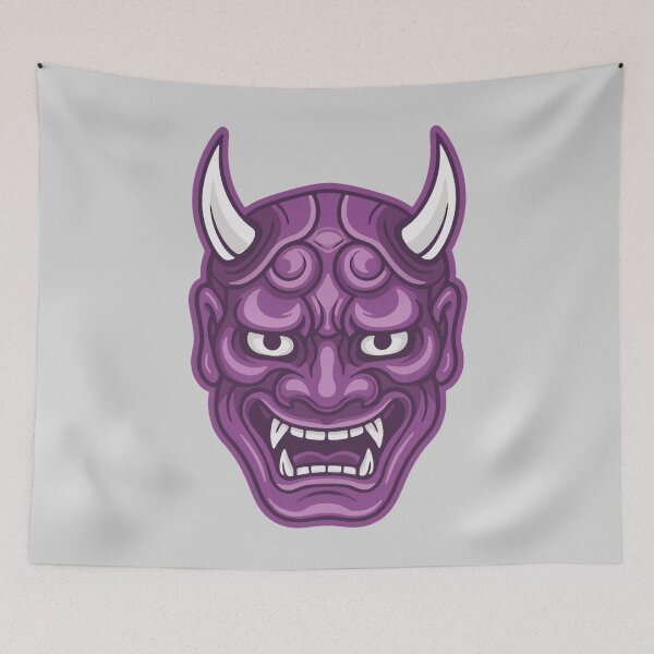 Aperçu de l'œuvre Tacticool Diana : Halloween Oni - Masque de démon violet créée et vendue par zzz888.