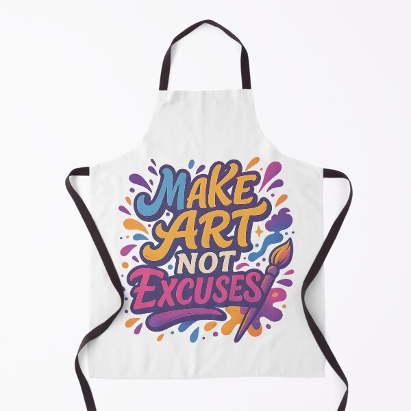 Item preview, Make Art not excuses designed and sold by KreativKulture.