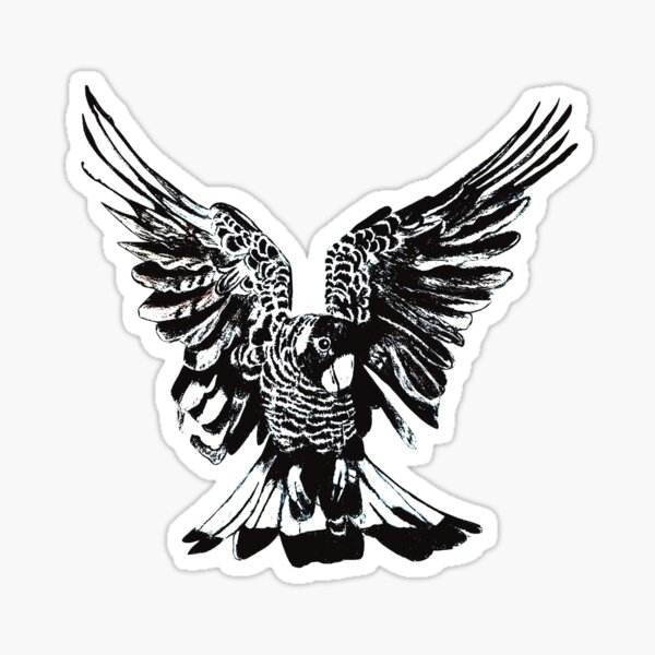 Item preview, Black cockatoo  designed and sold by Old Friends.