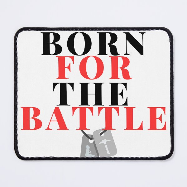 Item preview, Born for the Battle – Strength & Resilience Tee designed and sold by MGR LABEL.