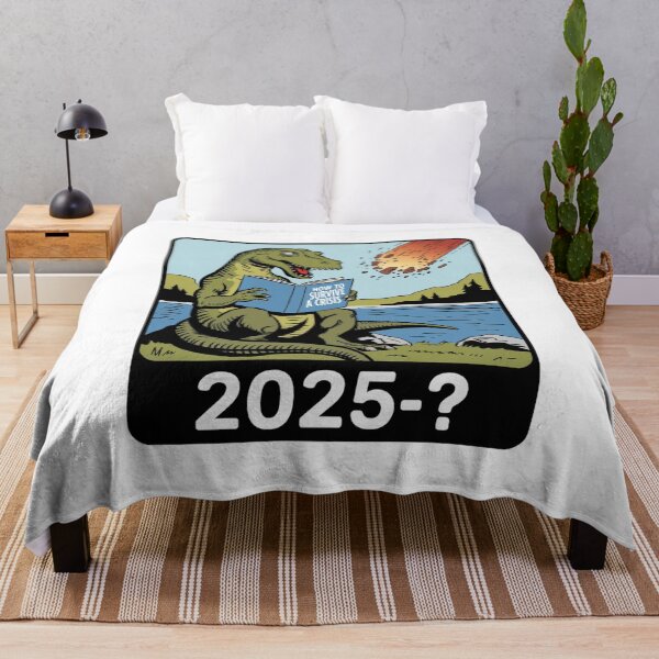 Item preview, how to survive a crisis, dinosaur, tariffs, trump, funnyfits70, Humor, Funny, retro, vintages, funny quotes, animal humor, designed and sold by FunnyFits70.