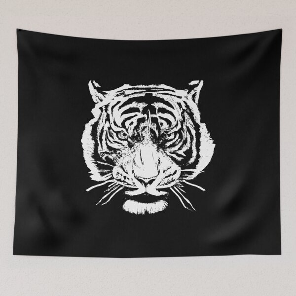 Item preview, Black and White Tiger designed and sold by blackink-design.