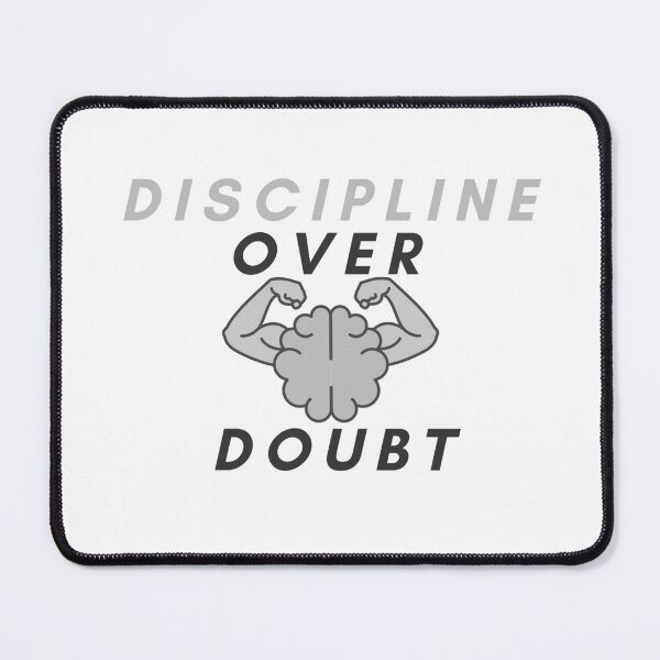 Item preview, Discipline Over Doubt – Mental Strength Gym Tee shirt designed and sold by MGR LABEL.