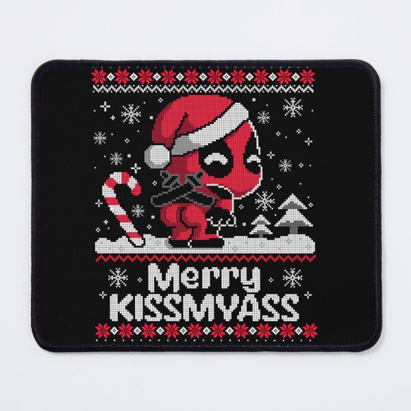 Item preview, Merry Kissmyaass Deadpooll Ugly Christmas Sweater designed and sold by CoopermanLandi.