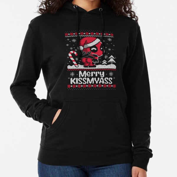 Artikel-Vorschau von Merry Kissmyaass Deadpooll Hässlicher Weihnachtspullover, designt und verkauft von CoopermanLandi.
