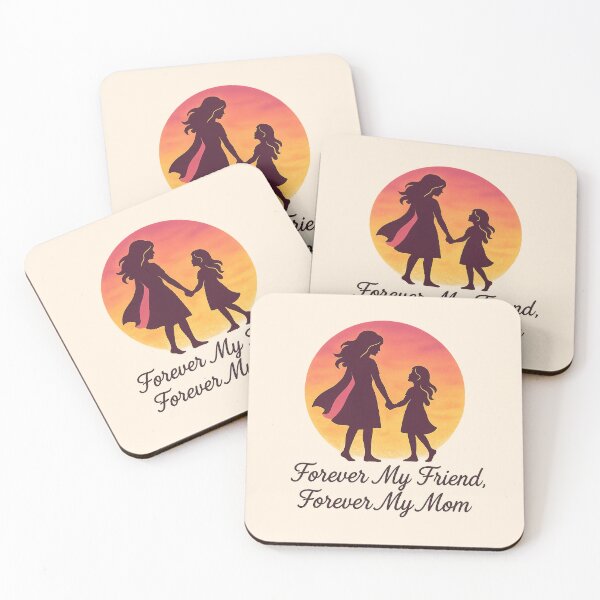 Item preview, Forever My Friend, Forever My Mom – Silhouette Sunset Tribute designed and sold by Bratak.