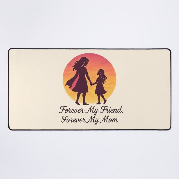 Item preview, Forever My Friend, Forever My Mom – Silhouette Sunset Tribute designed and sold by Bratak.