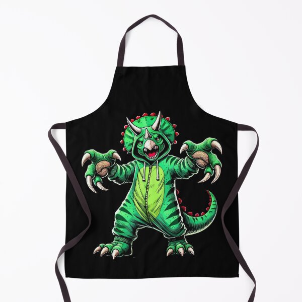 Item preview, Triceratops Wearing Dinosaur Costume Halloween Cosplay designed and sold by Artistoos.