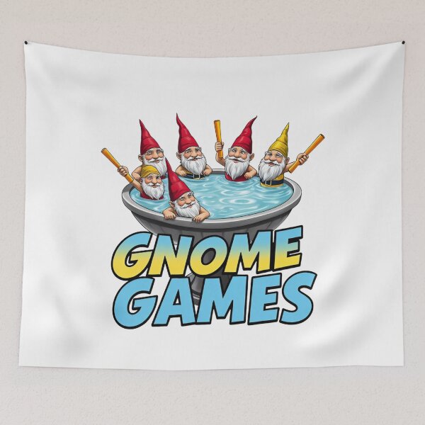 Item preview, Gnome Games - Whimsical Water Bowl Fun for Garden Lovers designed and sold by latelierdechris.