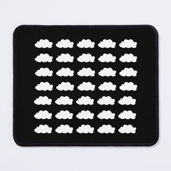 Item preview, Simple White Fluffy Clouds Pattern on Light Background designed and sold by Kubala.